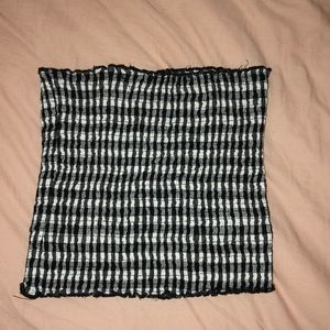 Brandy Melville gingham tube top